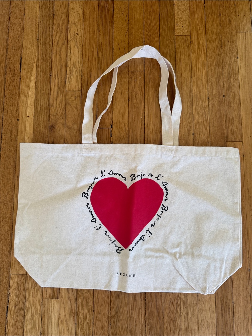 Sézane canvas tote